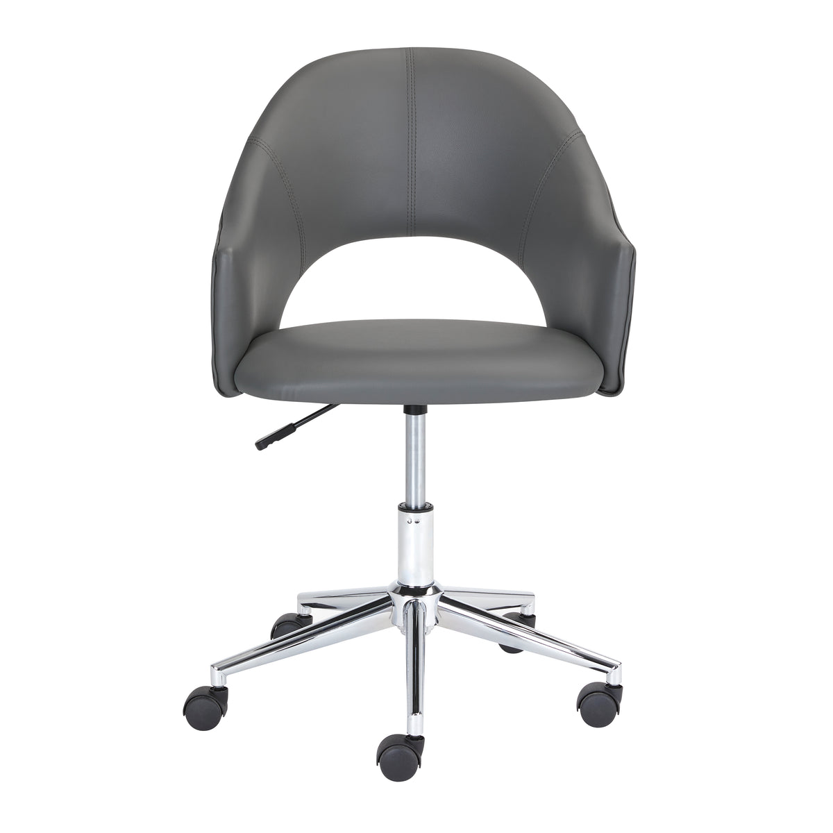 Charlie Office Chair - Silver - Ella and Ross Furniture