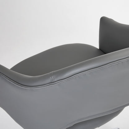 Charlie Office Chair - Silver - Ella and Ross Furniture