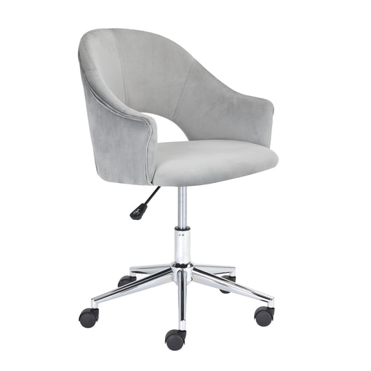 Charlie Office Chair - Silver - Ella and Ross Furniture