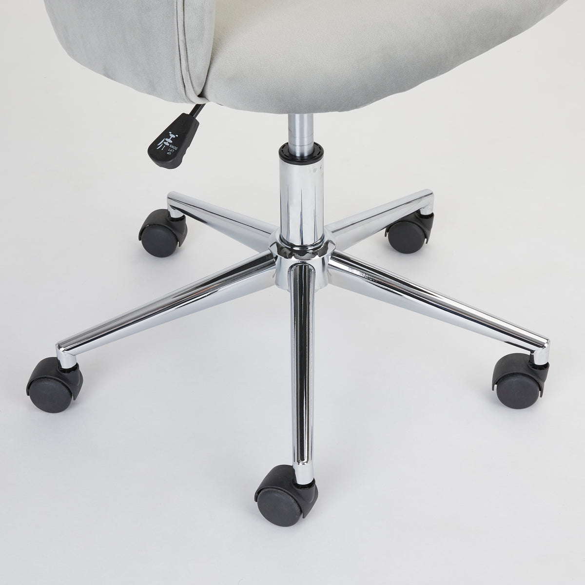 Charlie Office Chair - Silver - Ella and Ross Furniture