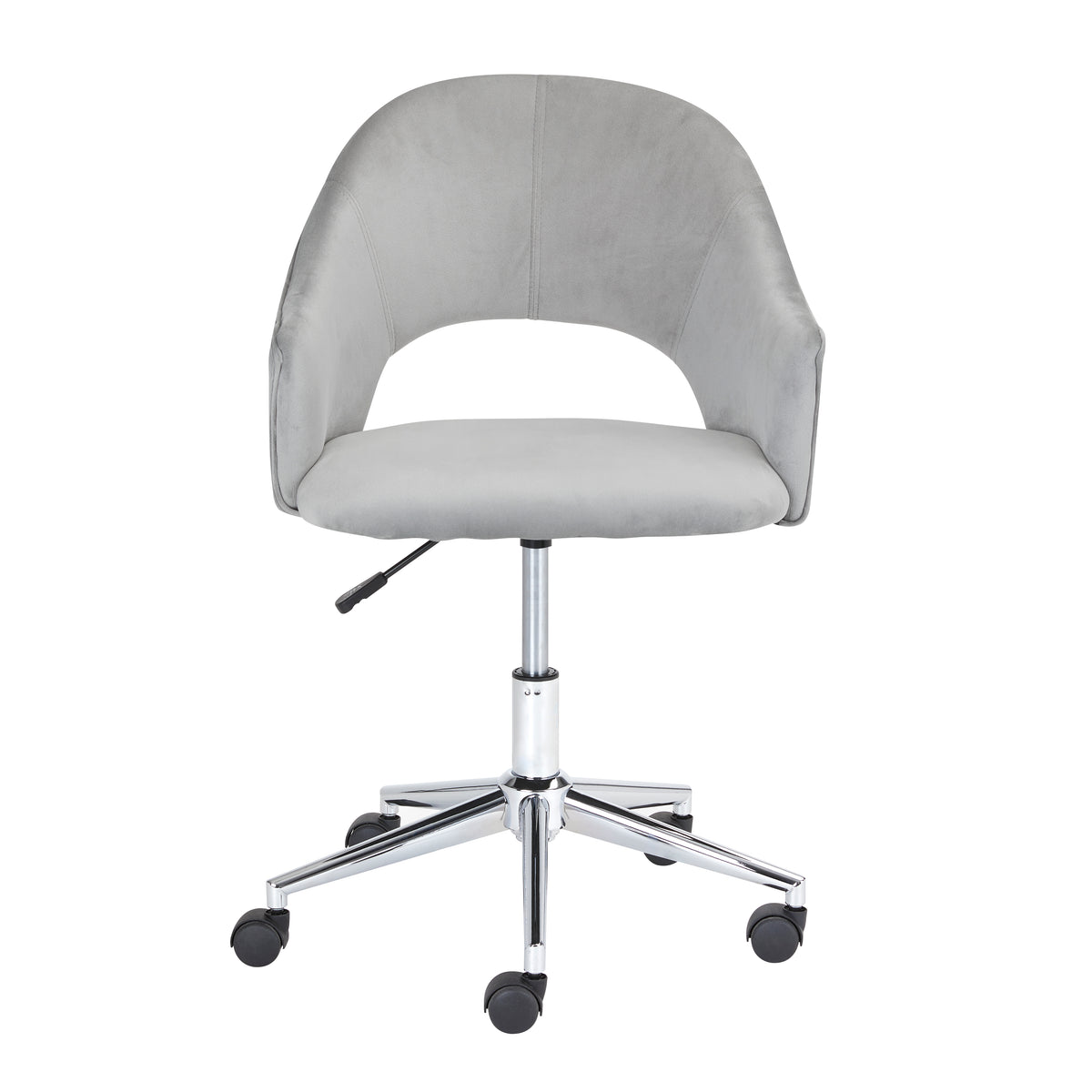 Charlie Office Chair - Silver - Ella and Ross Furniture