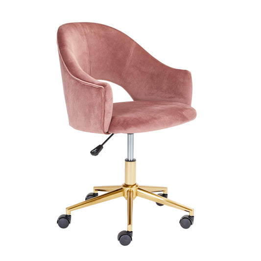 Charlie Office Chair - Gold - Ella and Ross Furniture