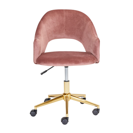 Charlie Office Chair - Gold - Ella and Ross Furniture