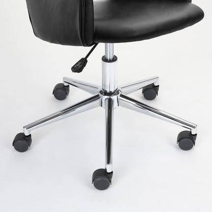 Charlie Office Chair - Silver - Ella and Ross Furniture