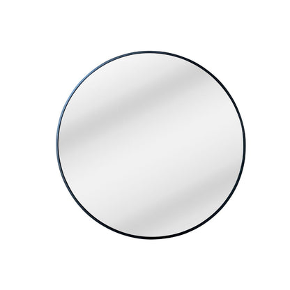 Charlotte Round Wall Mirror: Black Frame - Ella and Ross Furniture