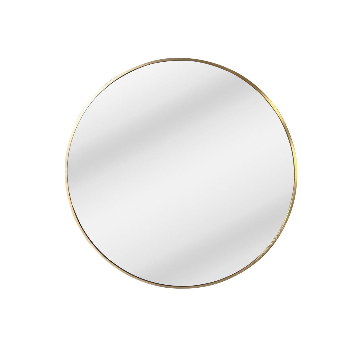 Charlotte Round Wall Mirror: Gold Frame - Ella and Ross Furniture