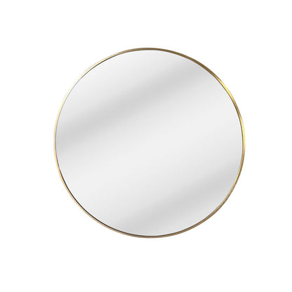 Charlotte Round Wall Mirror: Gold Frame - Ella and Ross Furniture