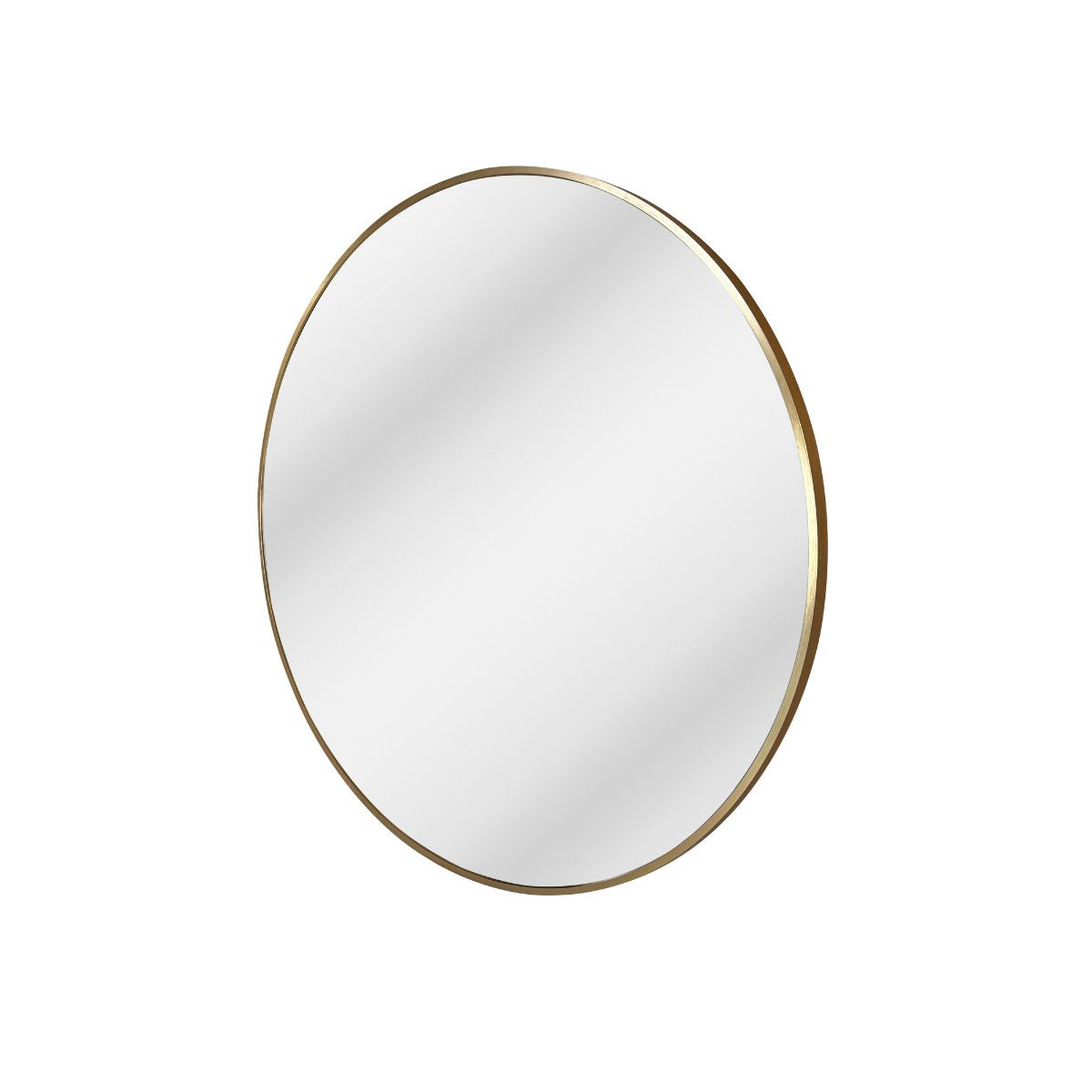 Charlotte Round Wall Mirror: Gold Frame - Ella and Ross Furniture