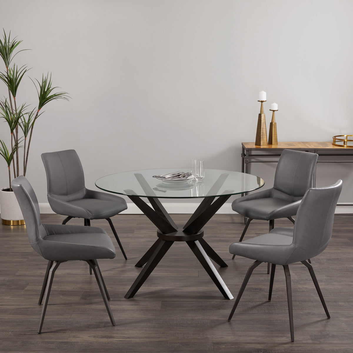 Norman Swivel Dining Chair - Ella and Ross Furniture