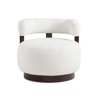 Oxfordshire Accent Chair Boucle White - Ella and Ross Furniture