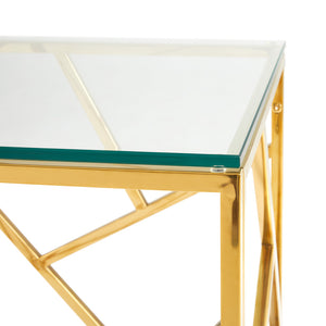 Cyprus Gold Console Table - Ella and Ross Furniture