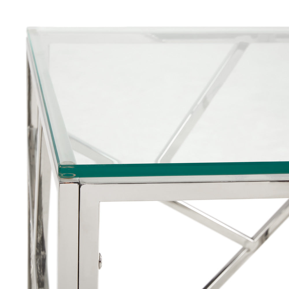 Cyprus Silver Console Table - Ella and Ross Furniture