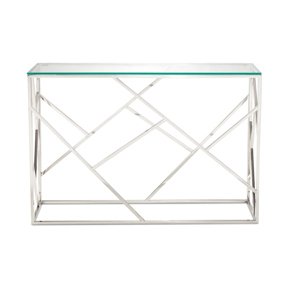 Cyprus Silver Console Table - Ella and Ross Furniture