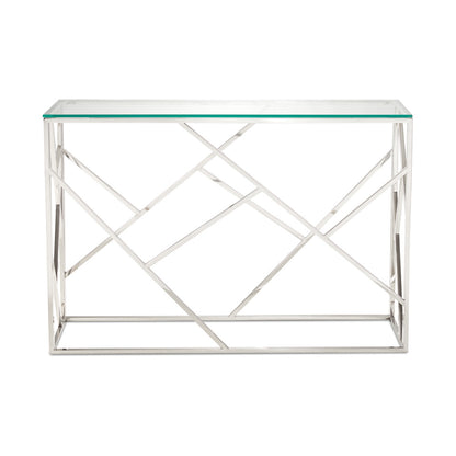 Cyprus Silver Console Table - Ella and Ross Furniture