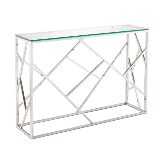 Cyprus Silver Console Table - Ella and Ross Furniture