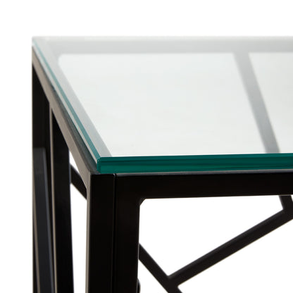 Cyprus Black End Table - Ella and Ross Furniture