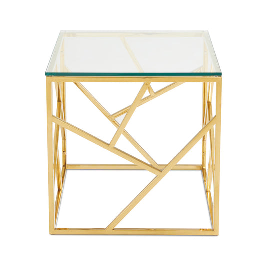 Cyprus Gold End Table - Ella and Ross Furniture