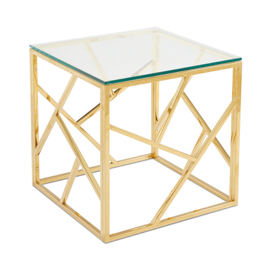 Cyprus Gold End Table - Ella and Ross Furniture