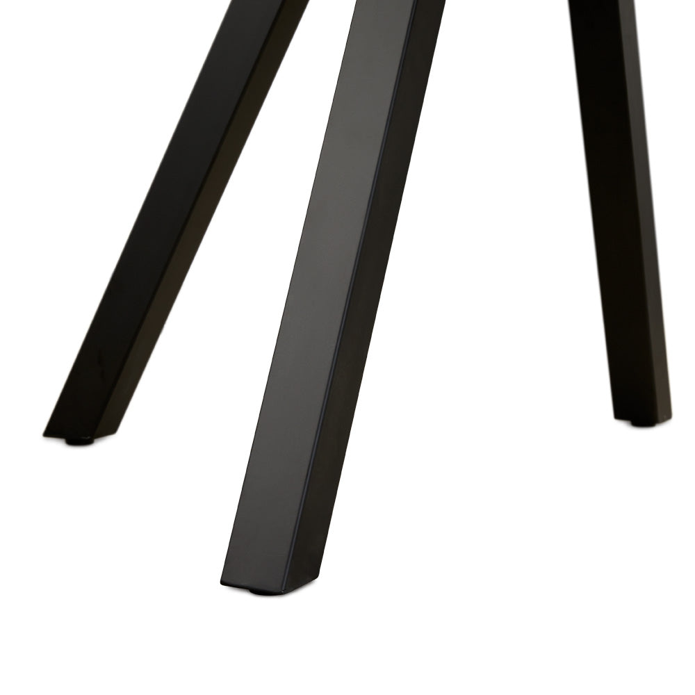 Darron Round Dining Table Walnut - Ella and Ross Furniture