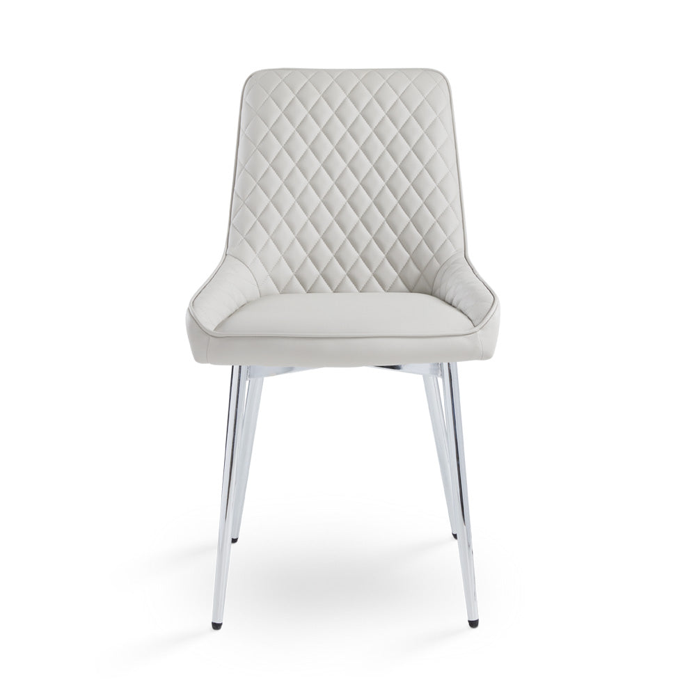 Atlas 5Pc Silver Dining Set - Ella and Ross Furniture