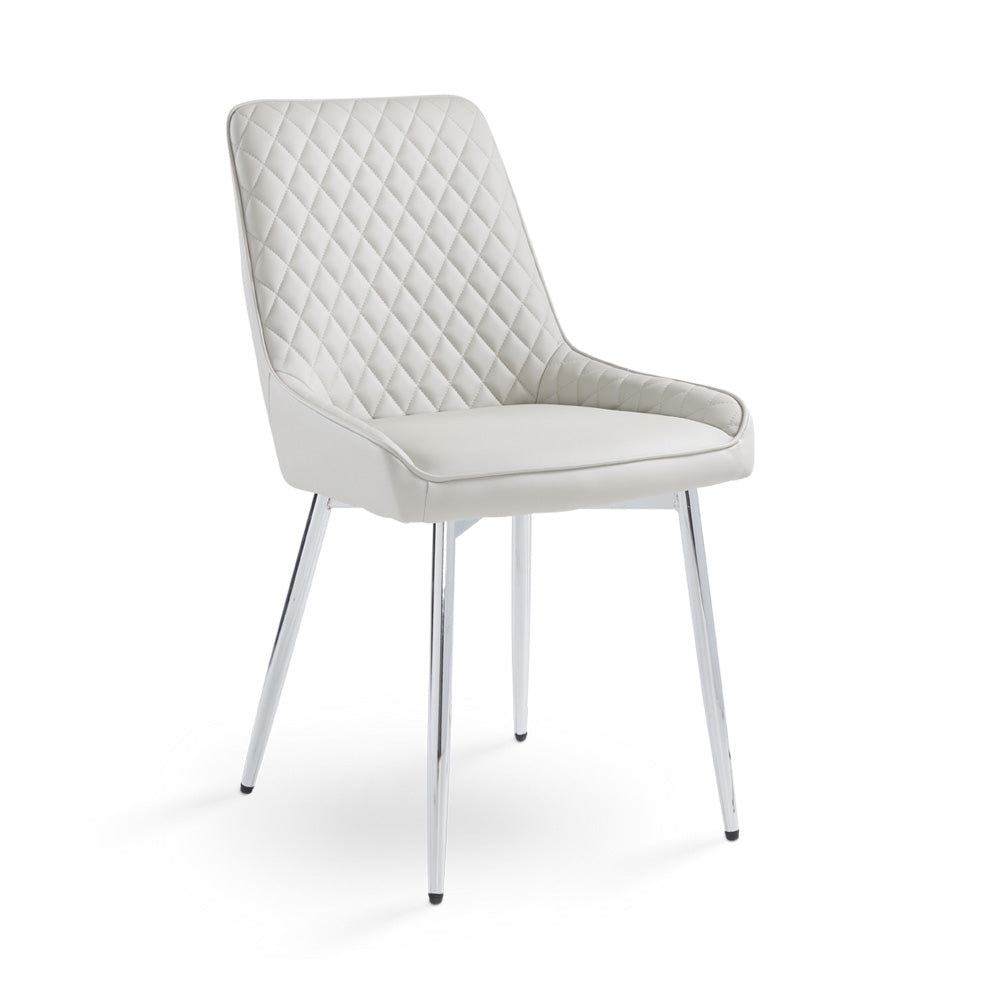Atlas 5Pc Silver Dining Set - Ella and Ross Furniture