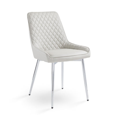 Atlas 5Pc Silver Dining Set - Ella and Ross Furniture