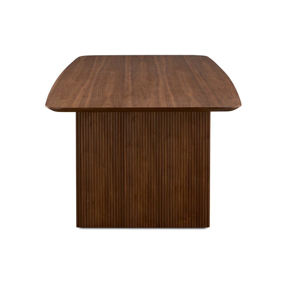 Walnut Veneer Dining Table - Ella and Ross Furniture