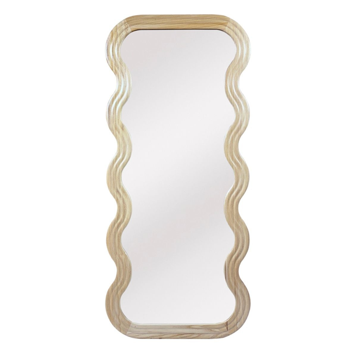 Elara Floor Mirror – Natural - Ella and Ross Furniture