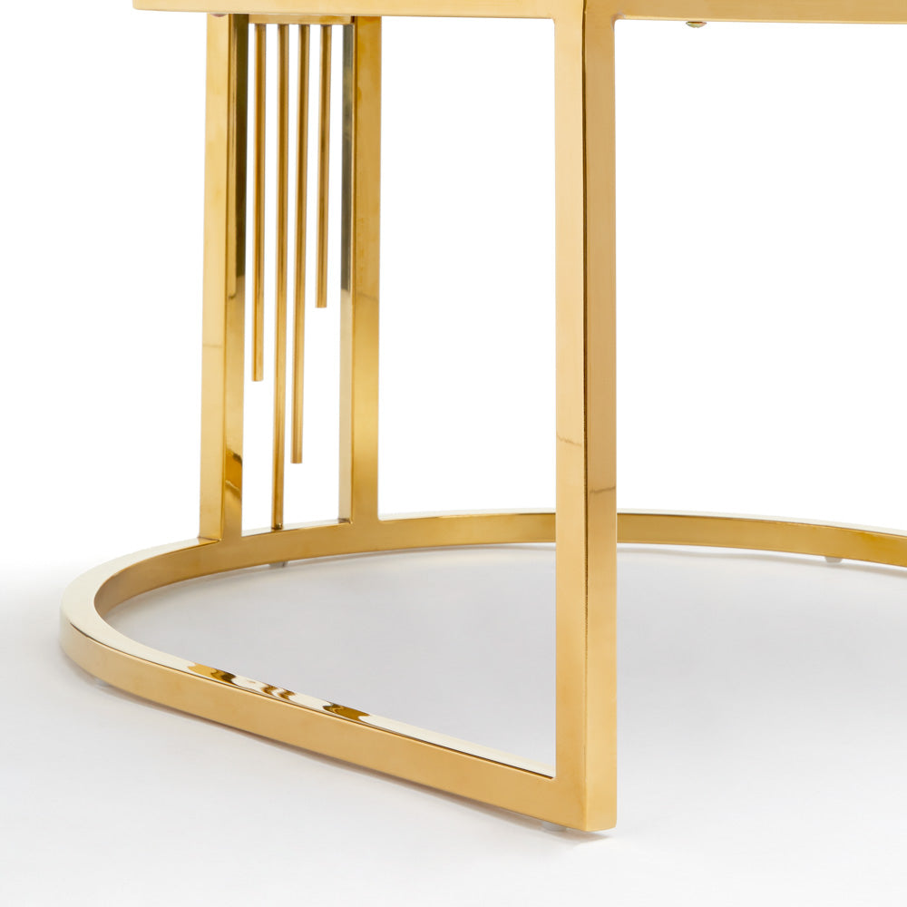 Elliot Accent Chair - Gold - Ella and Ross Furniture
