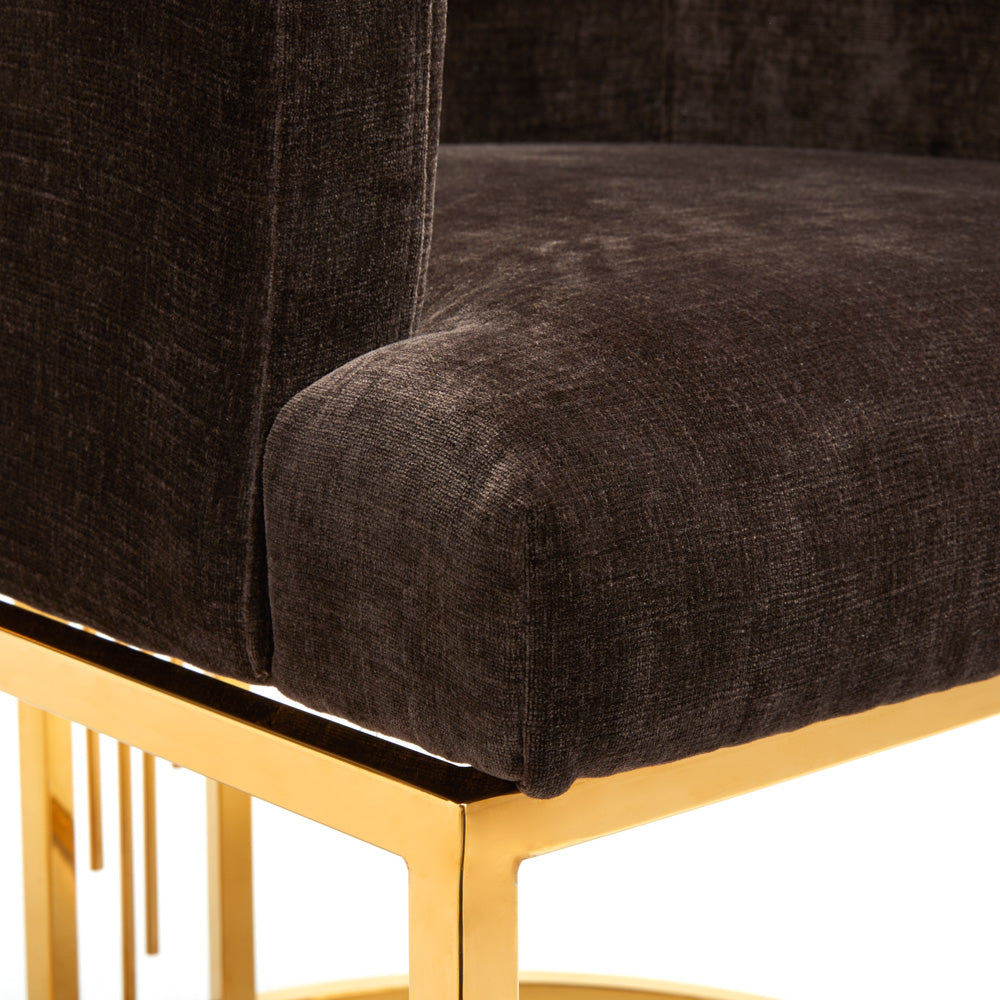 Elliot Accent Chair - Gold - Ella and Ross Furniture