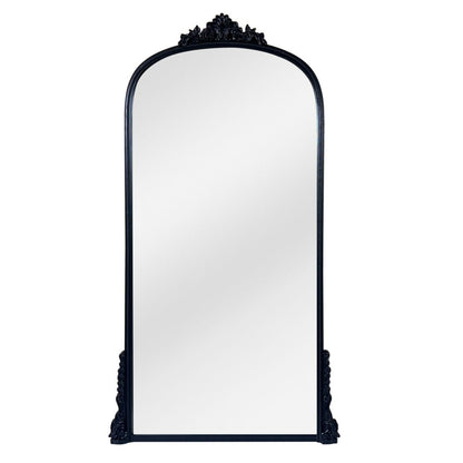 Eloise Luxury Floor Mirror: Black Frame - Ella and Ross Furniture