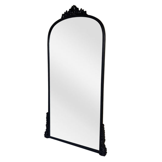 Eloise Luxury Floor Mirror: Black Frame - Ella and Ross Furniture