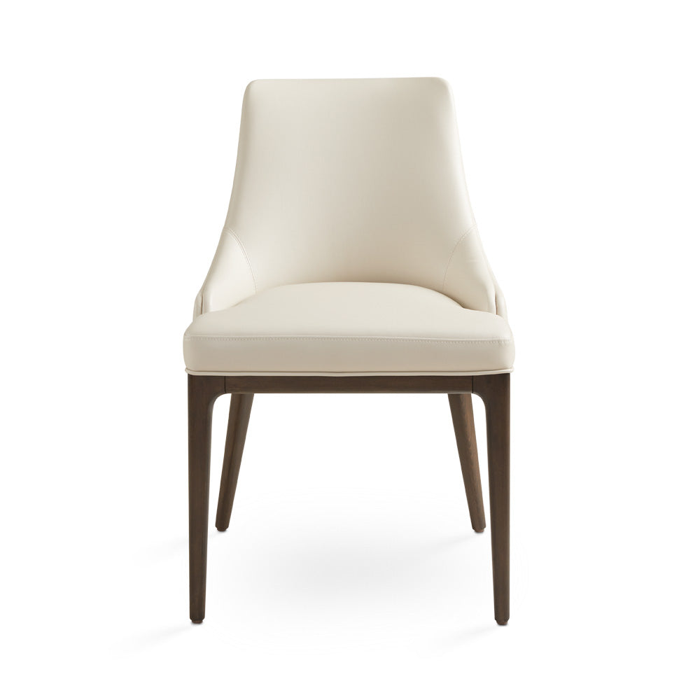 Emmett Dining Chair aspen taupe PU - Ella and Ross Furniture