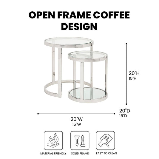 Sparrow Nesting End Table - Ella and Ross Furniture