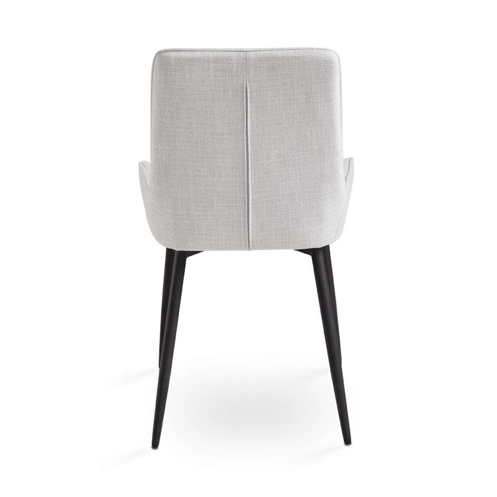 Endrick Black Metal Dining Chair - Ella and Ross Furniture