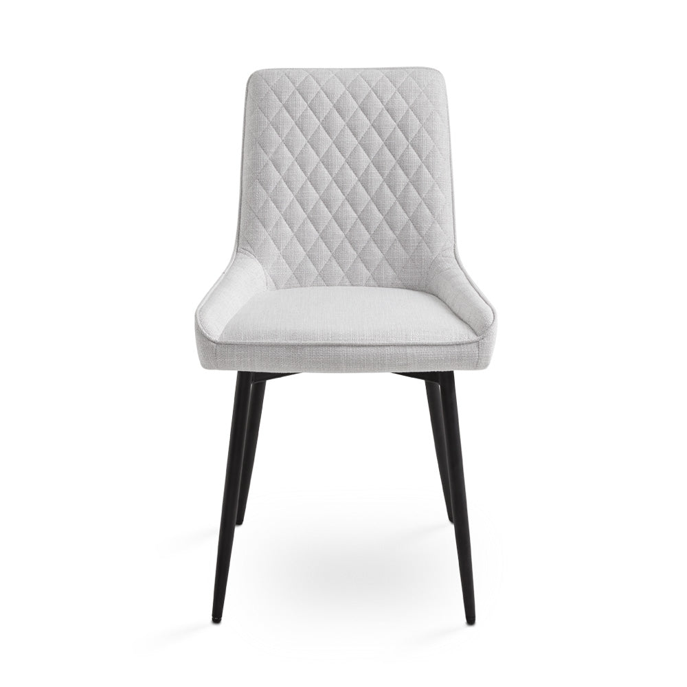 Endrick Black Metal Dining Chair - Ella and Ross Furniture