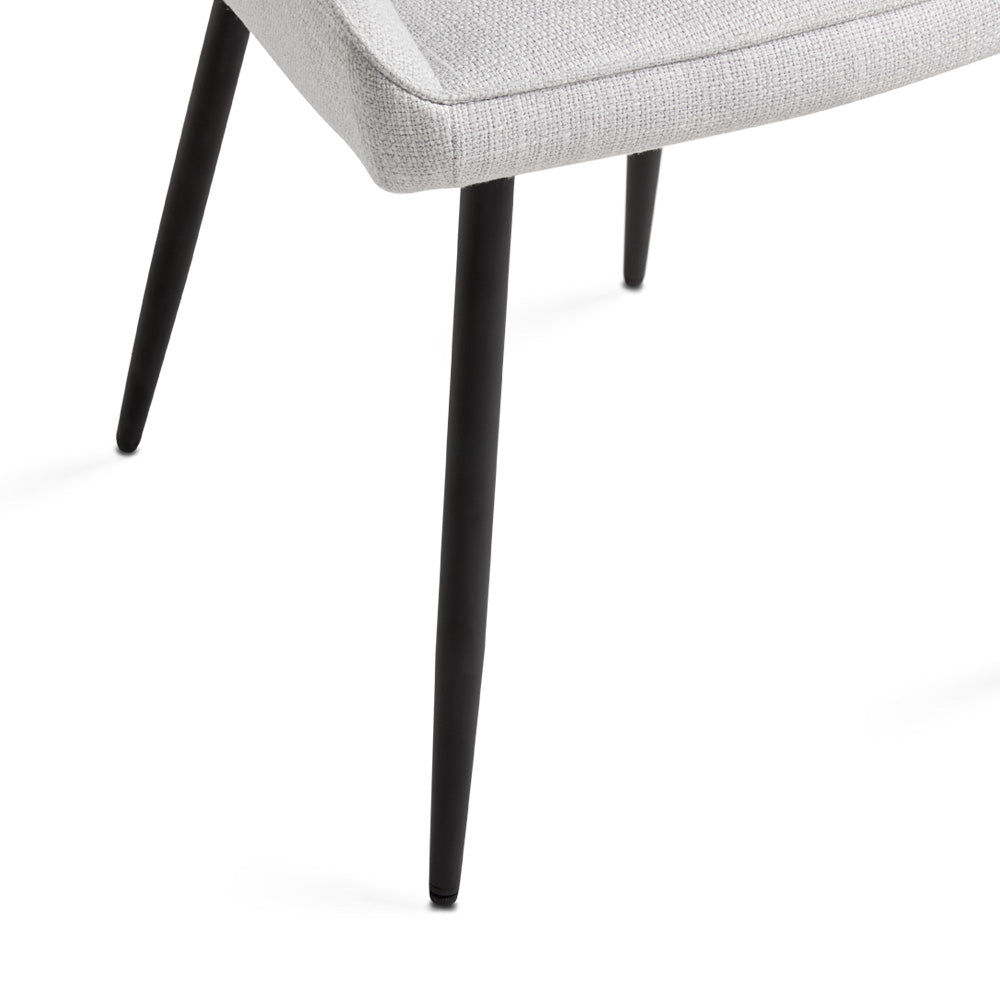 Endrick Black Metal Dining Chair - Ella and Ross Furniture