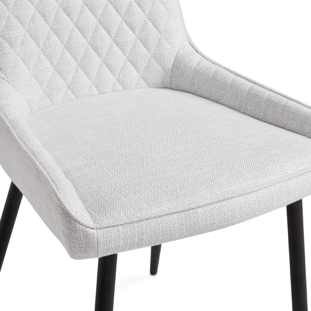 Endrick Black Metal Dining Chair - Ella and Ross Furniture
