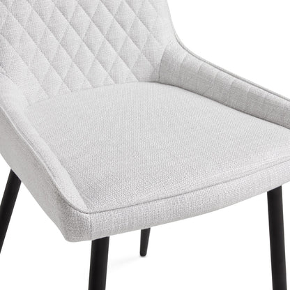 Endrick Black Metal Dining Chair - Ella and Ross Furniture