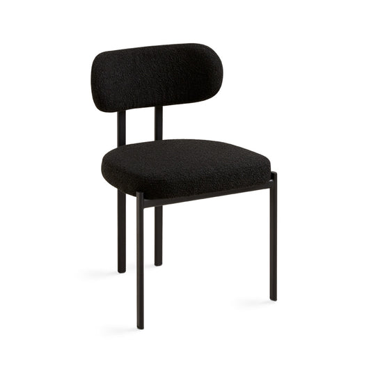 Ezra Dining Chair Black Boucle - Ella and Ross Furniture