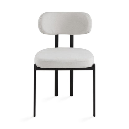 Ezra Dining Chair in Grey - Ella and Ross Furniture