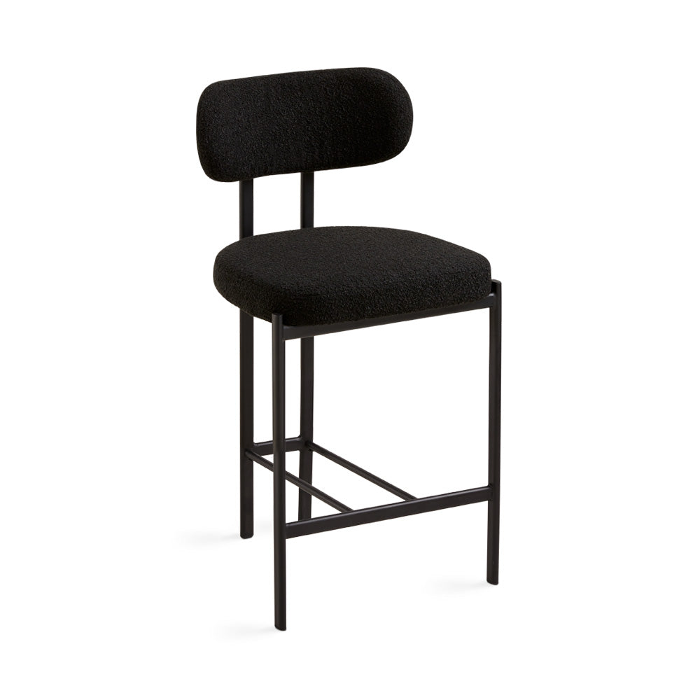 Ezra Counter Chair in Black - Ella and Ross Furniture