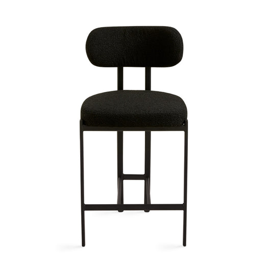 Ezra Counter Chair in Black - Ella and Ross Furniture