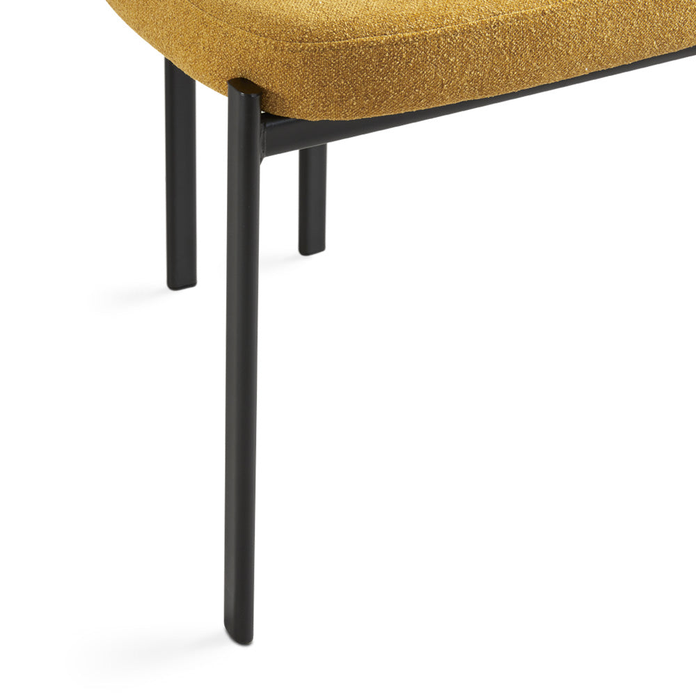 Ezra Dining Chair Yellow Mustard - Ella and Ross Furniture