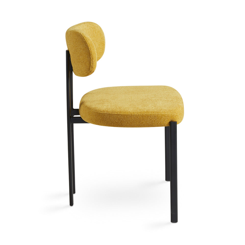 Ezra Dining Chair Yellow Mustard - Ella and Ross Furniture