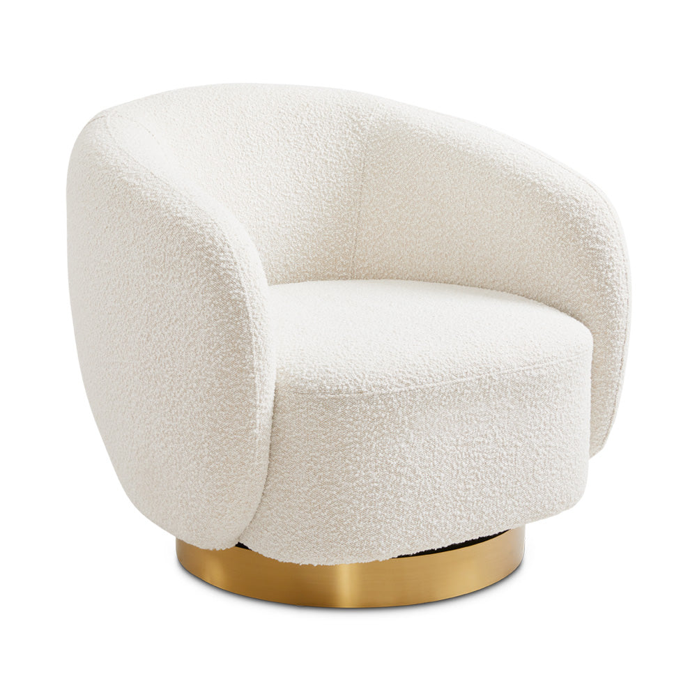Georgina Swivel Accent Chair - Ella and Ross Furniture