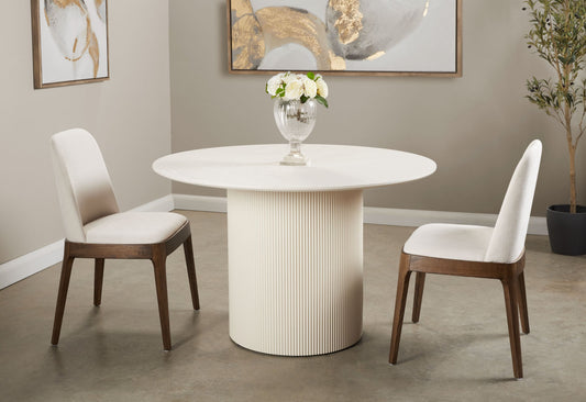 Harper Dining Table in White - Ella and Ross Furniture