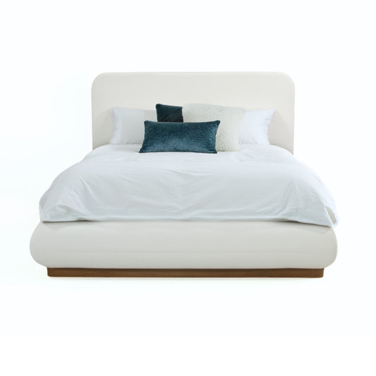 Hayden Queen Bed – Greige - Ella and Ross Furniture