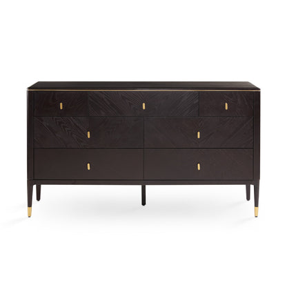Horizon Ash Wood 7-Drawer Dresser - Ella and Ross Furniture