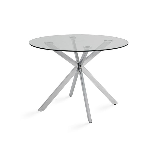 Ivanna Silver Dining Table - Ella and Ross Furniture